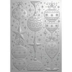 Crafter's Companion Dazzling Baubles 3D Embossing Folder cc-ef5-3d-daba Product Image