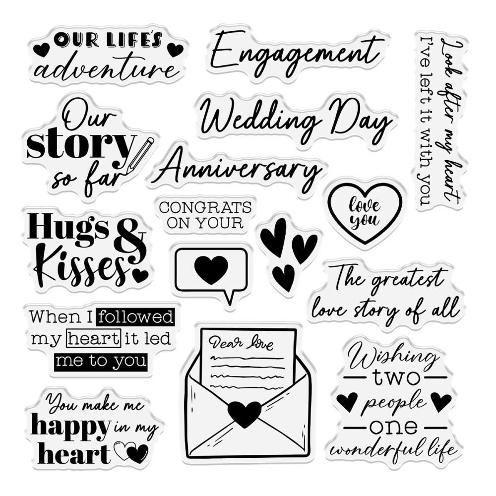 Crafter's Companion Dear Love Clear Stamps cc-la-ca-st-delo Product Image