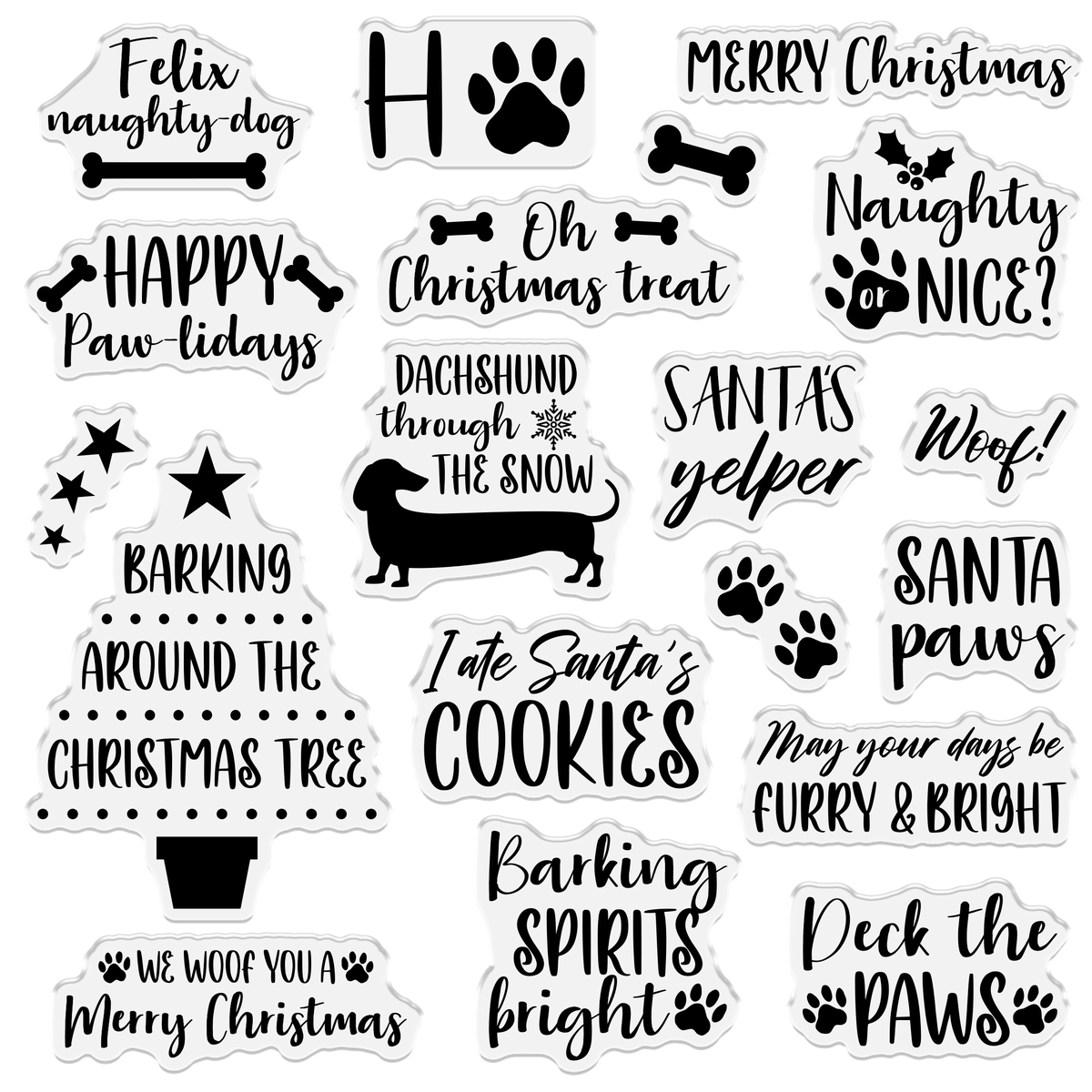 Crafter's Companion Deck The Paws Clear Stamps cc-sp-ca-st-stp Product Image