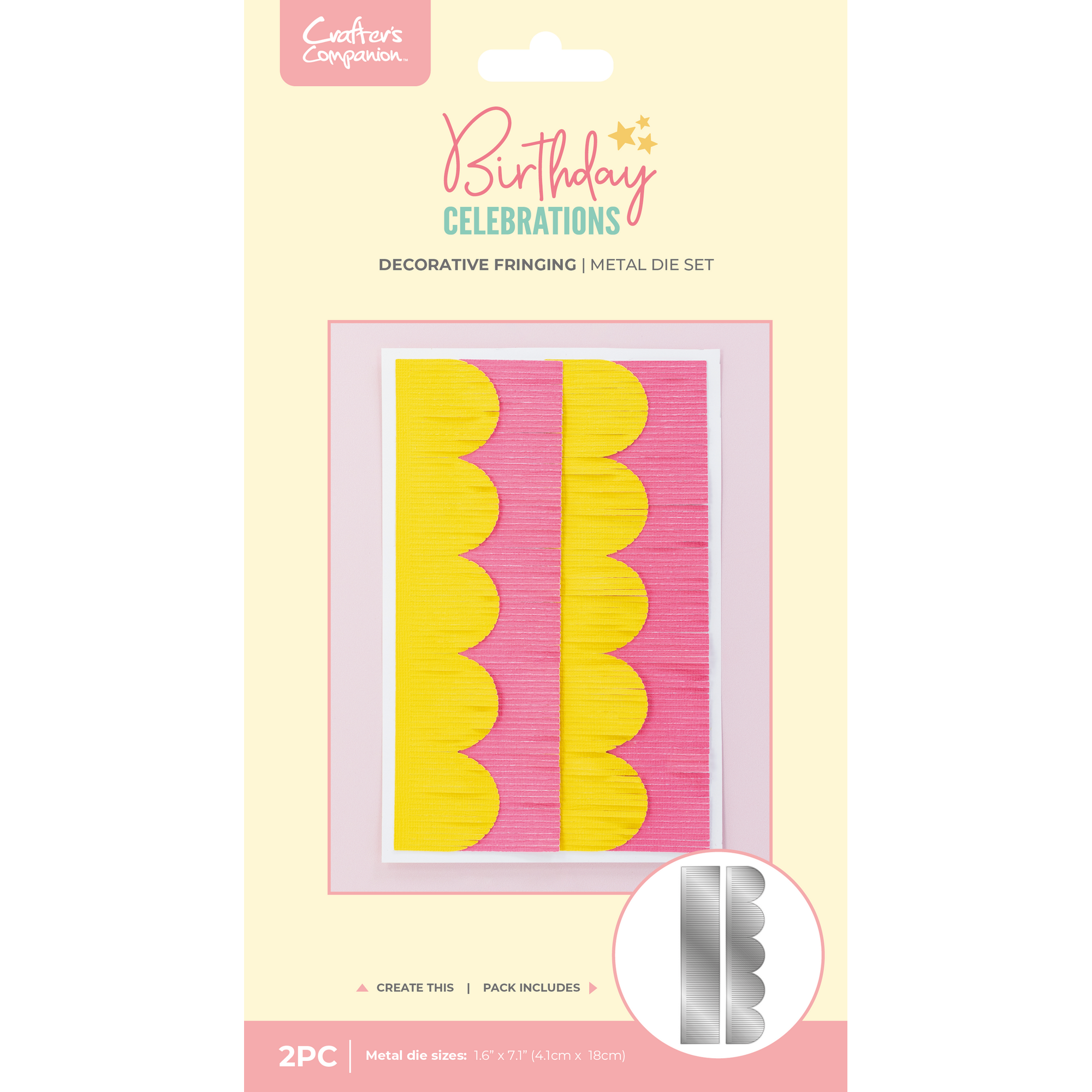 Crafter's Companion Decorative Fringing Dies cc-bc-md-decfr