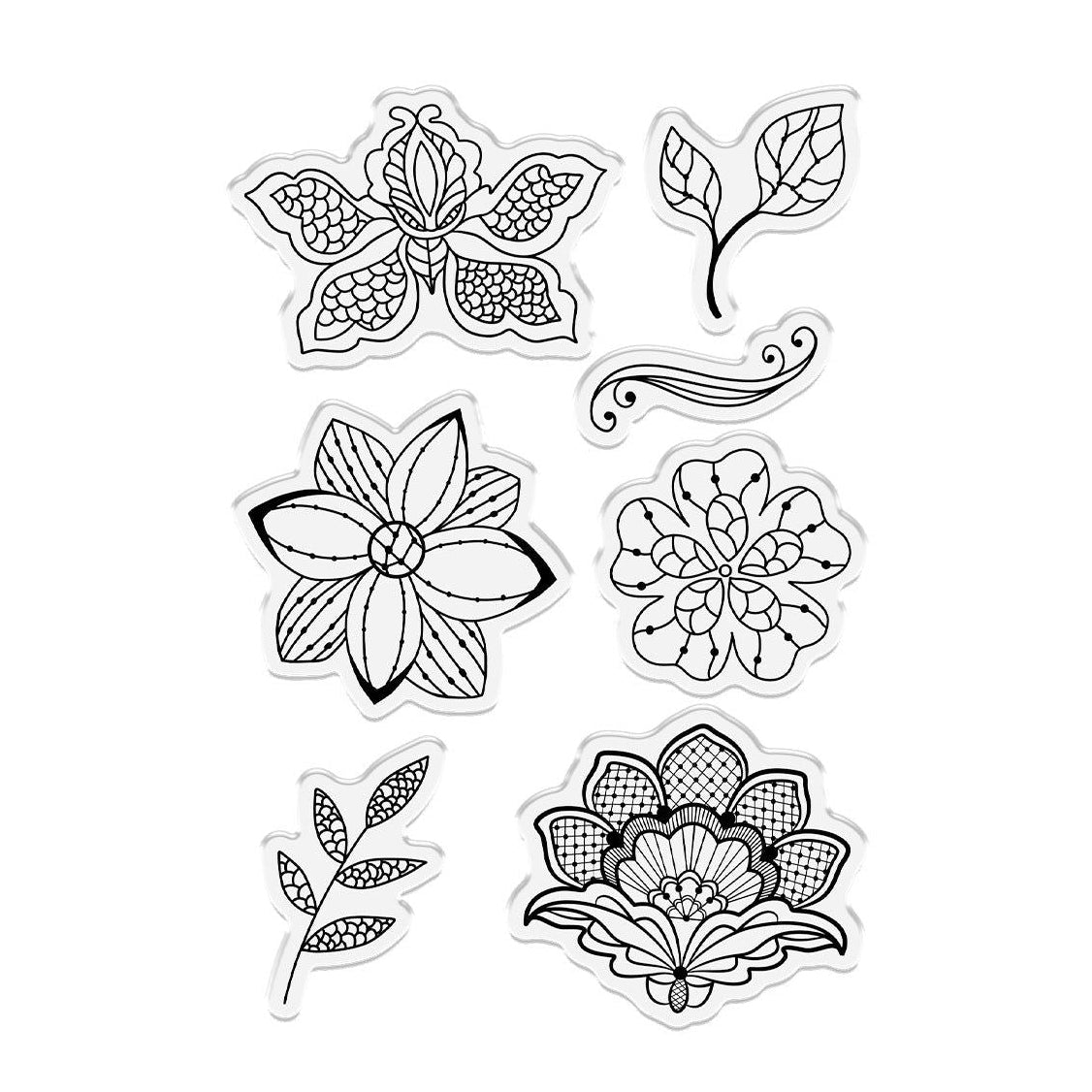 Crafter's Companion Delicate Blooms Clear Stamps ss-al-stp-dblo Product Image