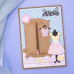 Crafter's Companion Dress Dies cc-ef-md-dress 3D Special Friend Card