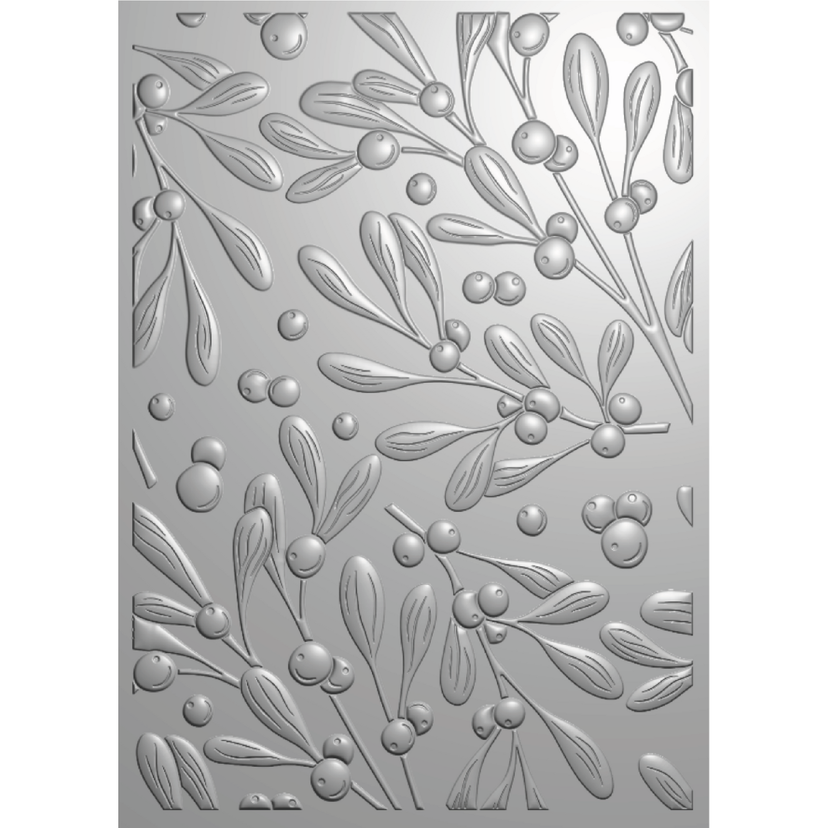 Crafter's Companion Elegant Mistletoe 3D Embossing Folder cc-ef5-3d-elmi Product Image