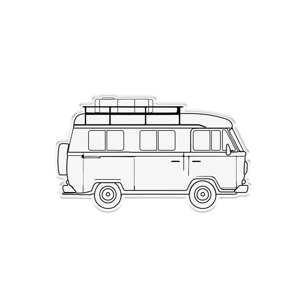 Crafter's Companion Enjoy The Journey Stamp And Die Set cc-tgo-std-entj VW Camper Van