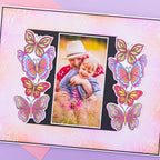 Crafter's Companion Fancy Butterflies Clear Stamp And Dies cc-std-fabu Mother And Daughter Card