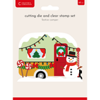 Crafter's Companion Festive Camper Clear Stamps And Dies cc-std-fcam