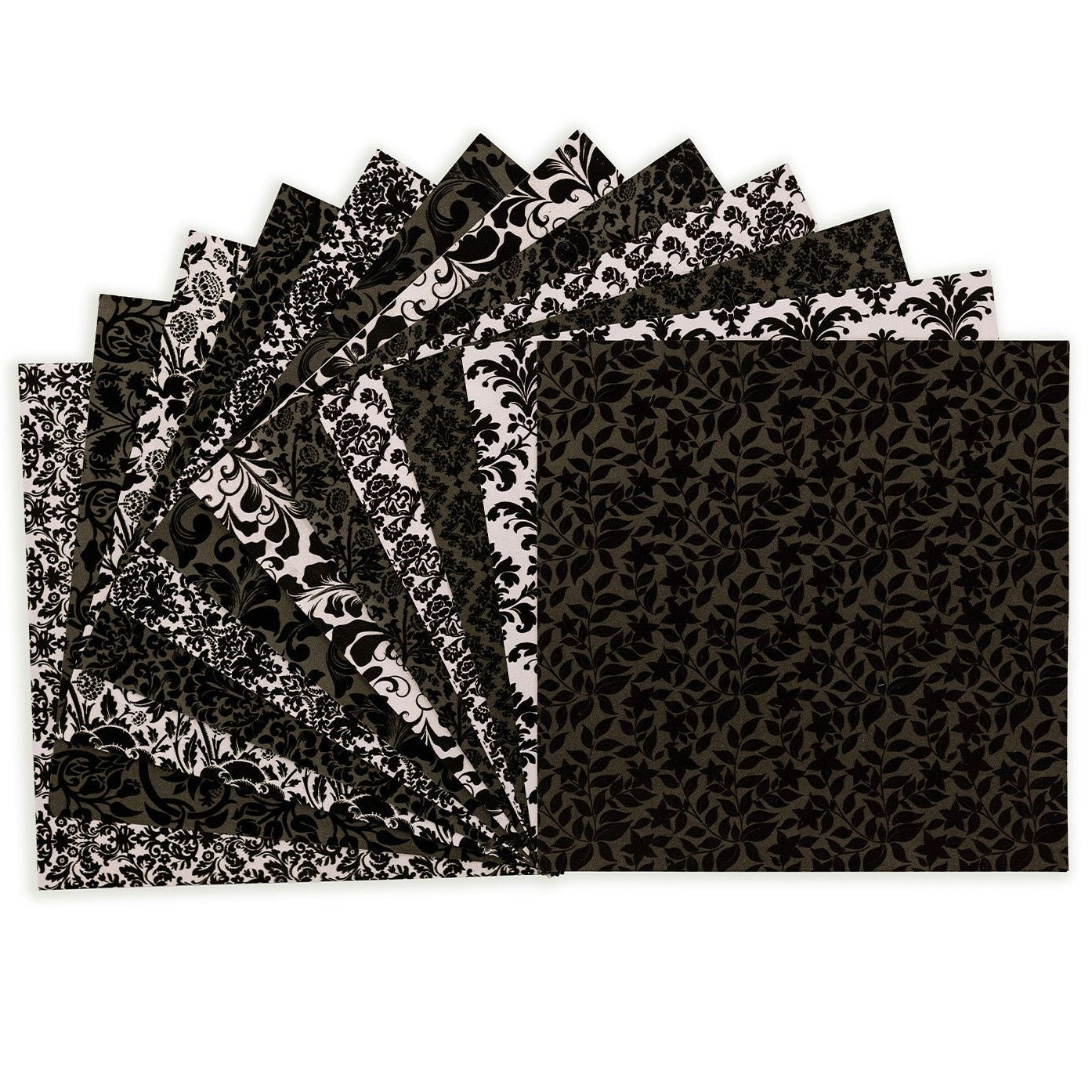 Crafter's Companion Flocked Damask 12 x 12 Paper Pad cc-pflock-dama Product View