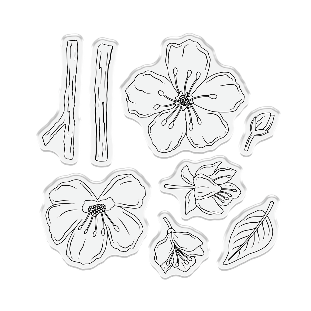 Crafter's Companion Floral Harmony Clear Stamps And Dies ng-lb-std-flhar Detailed Image