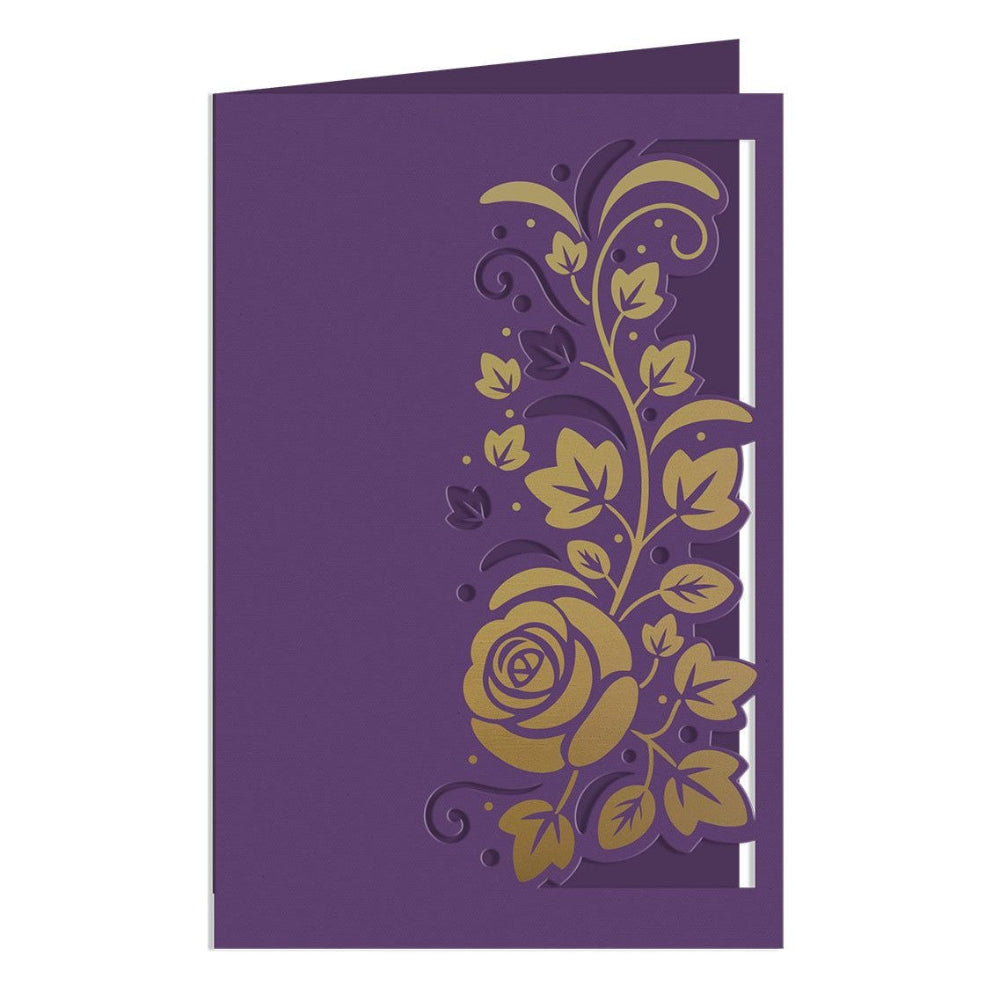 Crafter's Companion Florals And Swirls Metal Die And Foil Rub Ons cc-foiltr6-md-fls