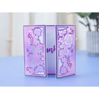 Crafter's Companion Florals And Swirls Metal Die And Foil Rub Ons cc-foiltr6-md-fls Folding Card