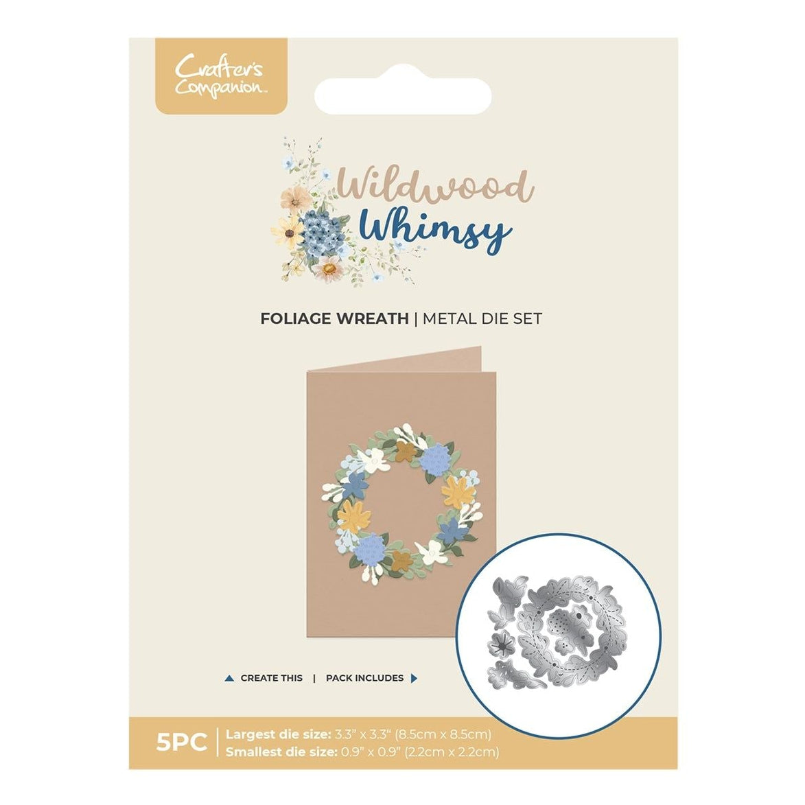 Crafter's Companion Foliage Wreath Dies cc-ww-md-fowr
