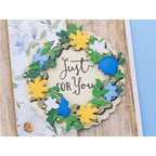Crafter's Companion Foliage Wreath Dies cc-ww-md-fowr Just For You Card