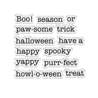 Crafter's Companion Halloween Pets Stamp Die And Flock Set cc-std-floc-hape Detailed Image