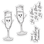 Crafter's Companion Have A Sparkling Christmas Clear Stamps cc-stp-hasc Product Image