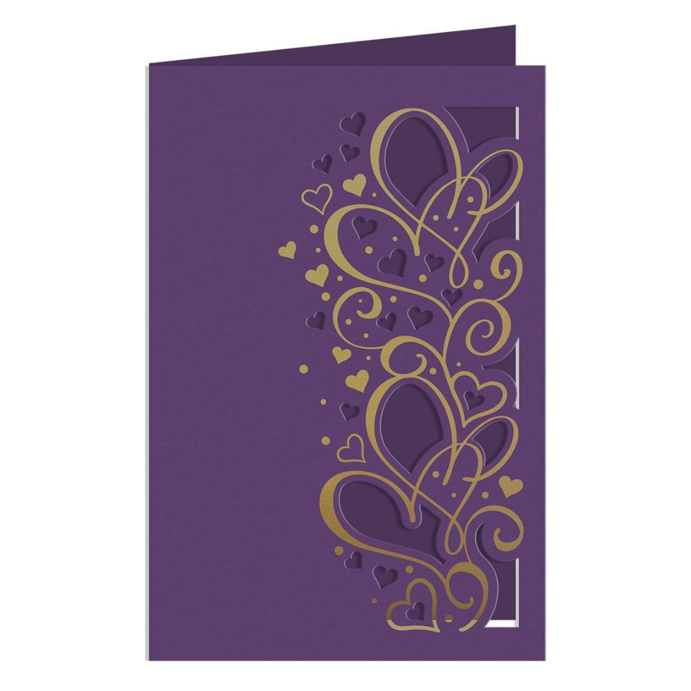 Crafter's Companion Hearts And Swirls Metal Die And Foil Rub Ons cc-foiltr6-md-hs