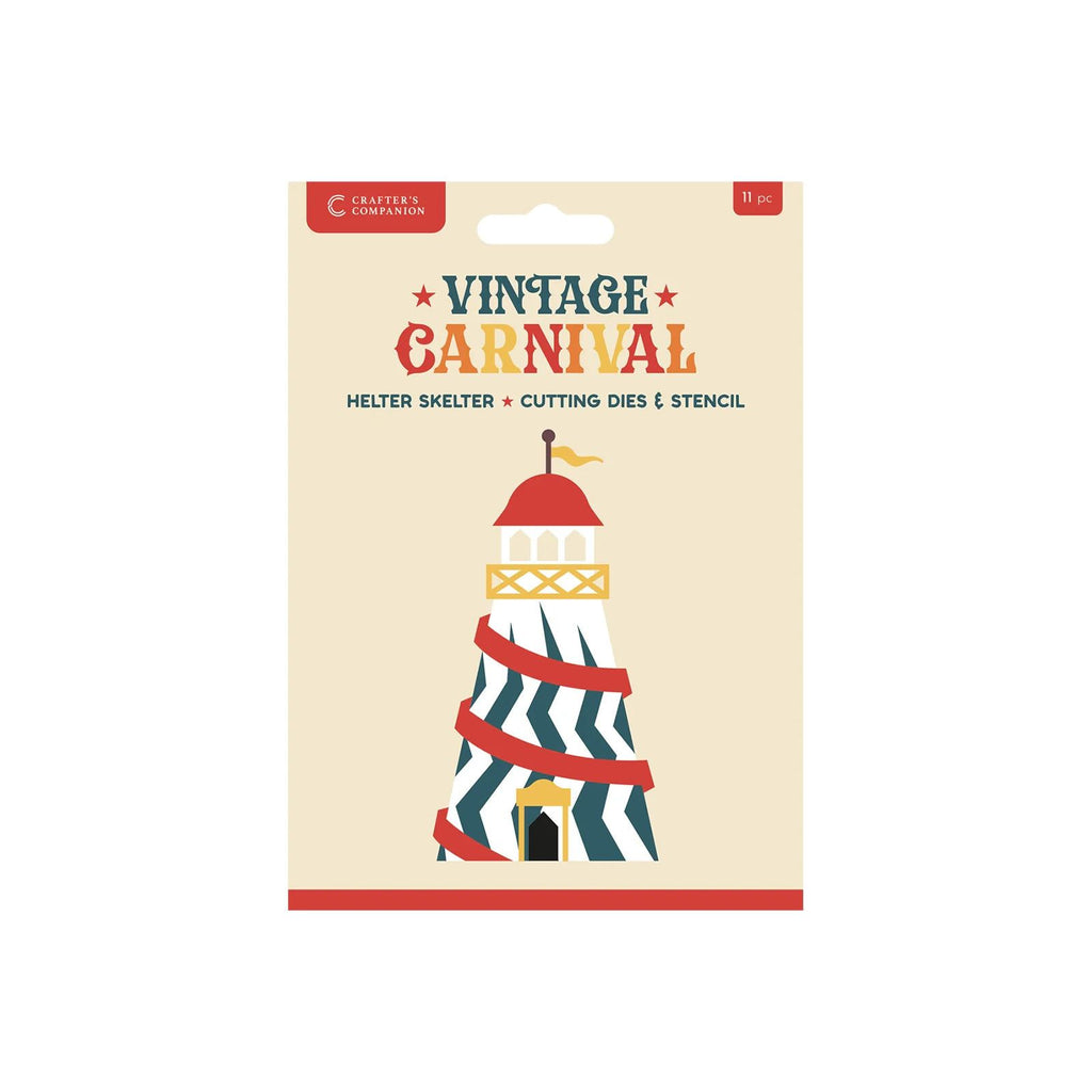 Crafter's Companion Helter Skelter Stencil And Dies Set vc-md-sten-hesk