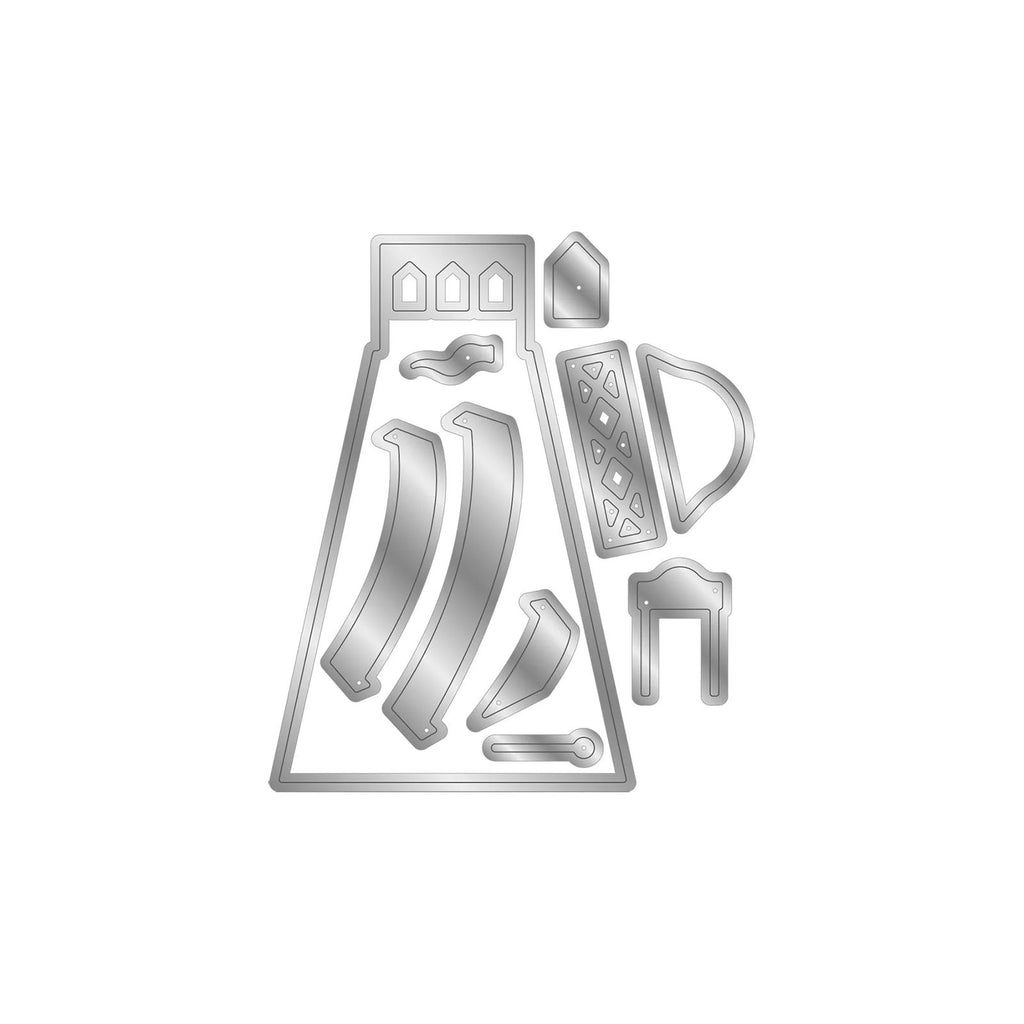 Crafter's Companion Helter Skelter Stencil And Dies Set vc-md-sten-hesk Alternate Image