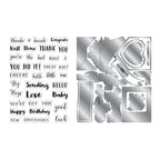 Crafter's Companion Hold That Thought Clear Stamps And Dies cc-std-hoth Sentiments
