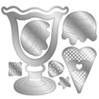 Crafter's Companion Ice Cream Sundae Dies cc-ls-md-icsu Detailed Product Image