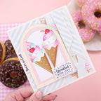 Crafter's Companion Ice Creams And Lollies Dies cc-ls-md-iclo Sprinkled With Love Card