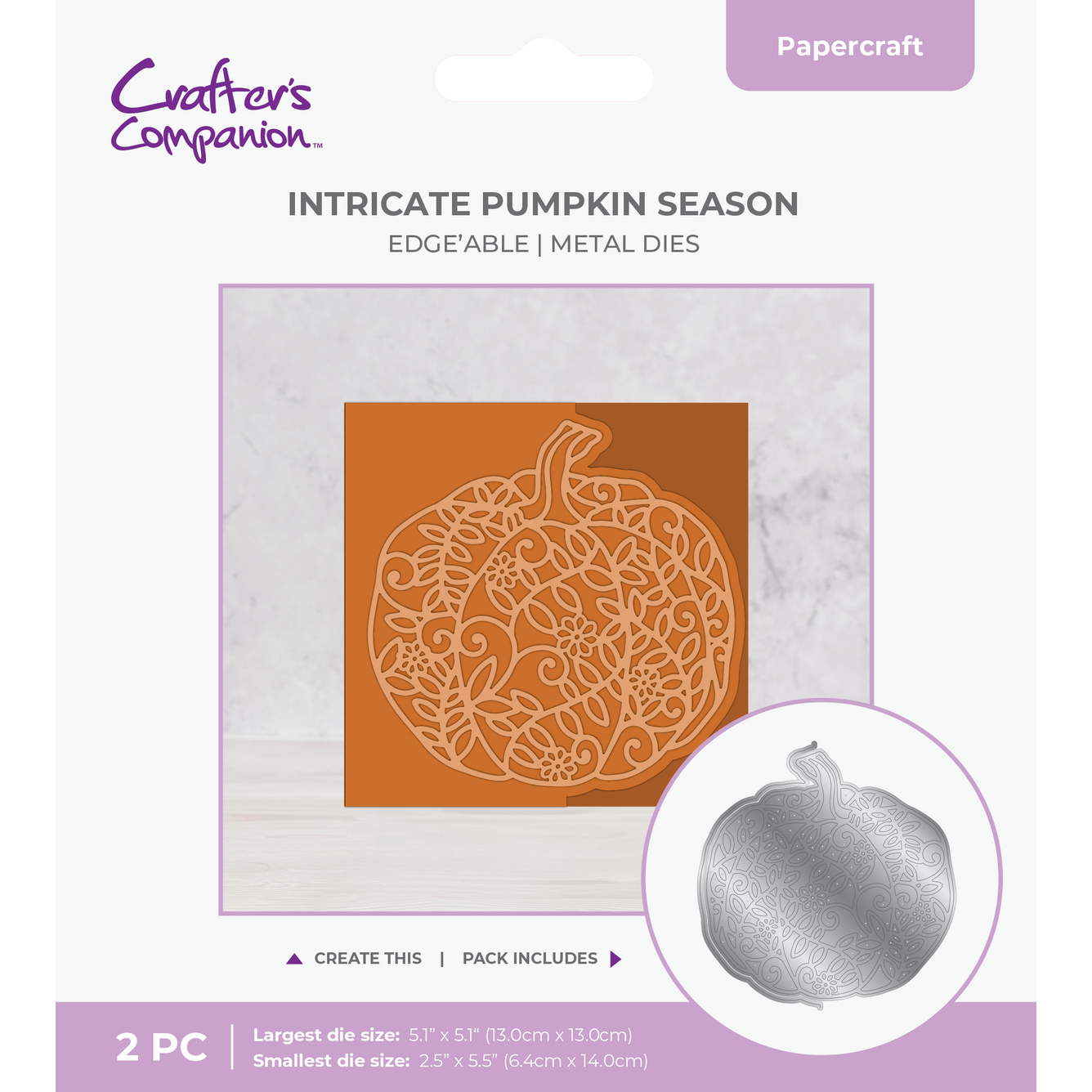 Crafter's Companion Intricate Pumpkin Season Dies cc-md-ipse