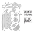 Crafter's Companion Jam Jar Clear Stamps And Dies Set cc-std-jamj Product Image
