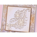 Crafter's Companion Lace Embellishment Die ss-al-md-laemb Intricate Floral Card
