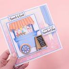 Crafter's Companion Life Is Sweet 12 x 12 Paper Pad cc-ls-pad12 Sweet And Cool Ice Cream Cart Card