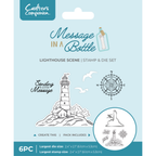 Crafter's Companion Lighthouse Scene Clear Stamps And Dies cc-miab-std-lhosc
