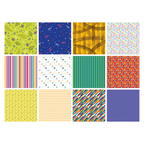 Crafter’s Companion Little Adventurer Bold Patterns 6 x 6 Paper Pad cc-pad6-bopa Designs