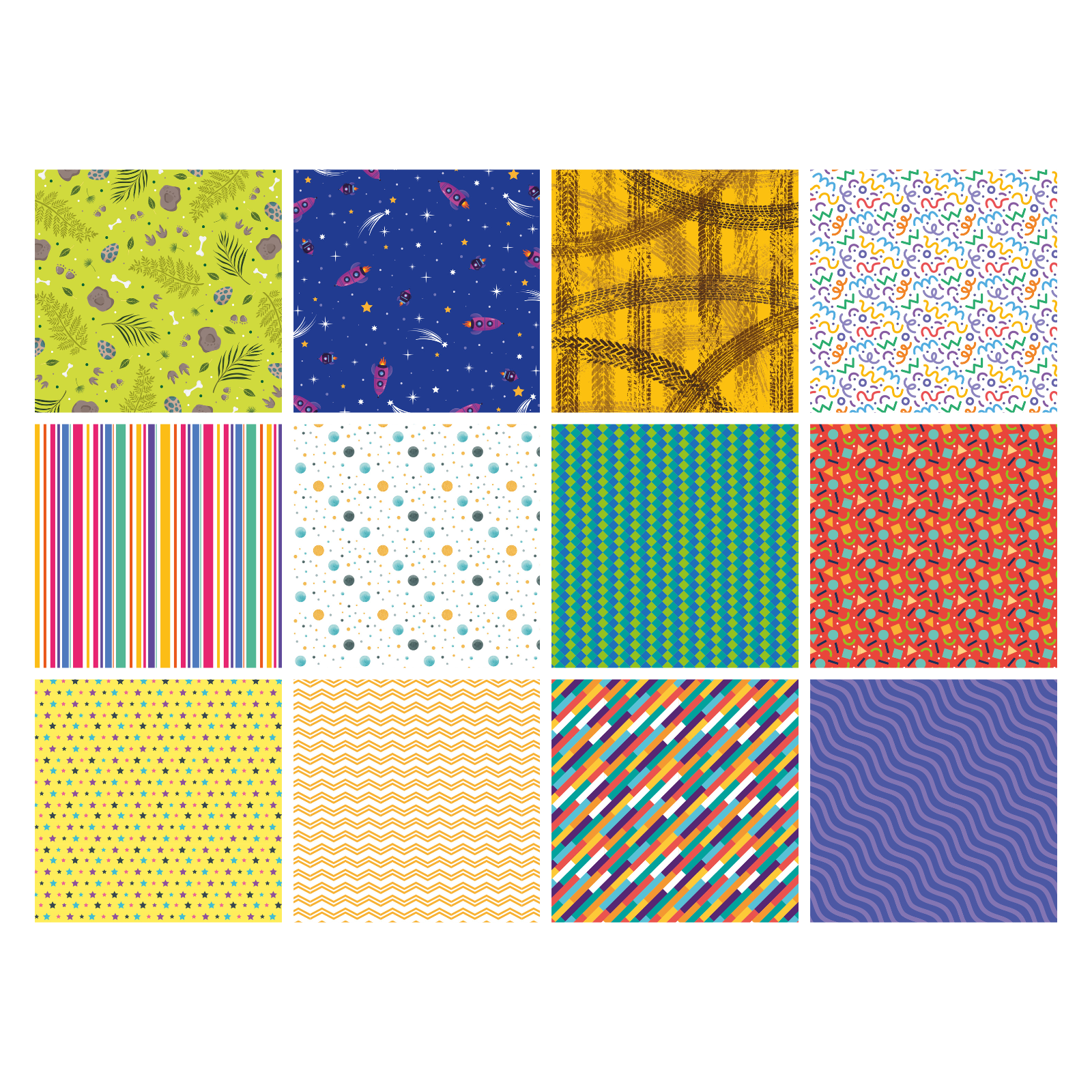 Crafter’s Companion Little Adventurer Bold Patterns 6 x 6 Paper Pad cc-pad6-bopa Designs