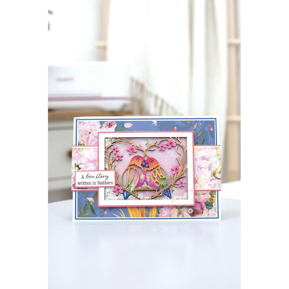 Crafter's Companion Lovebirds 6 x 6 Paper Pad cc-lb-pad6 Love Story Bird Card
