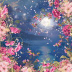 Crafter's Companion Lunar Blooms 12 x 12 Pearl Paper Pad ng-lb-pad12 Peaceful Night