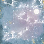 Crafter's Companion Lunar Blooms 12 x 12 Pearl Paper Pad ng-lb-pad12 Star Clusters