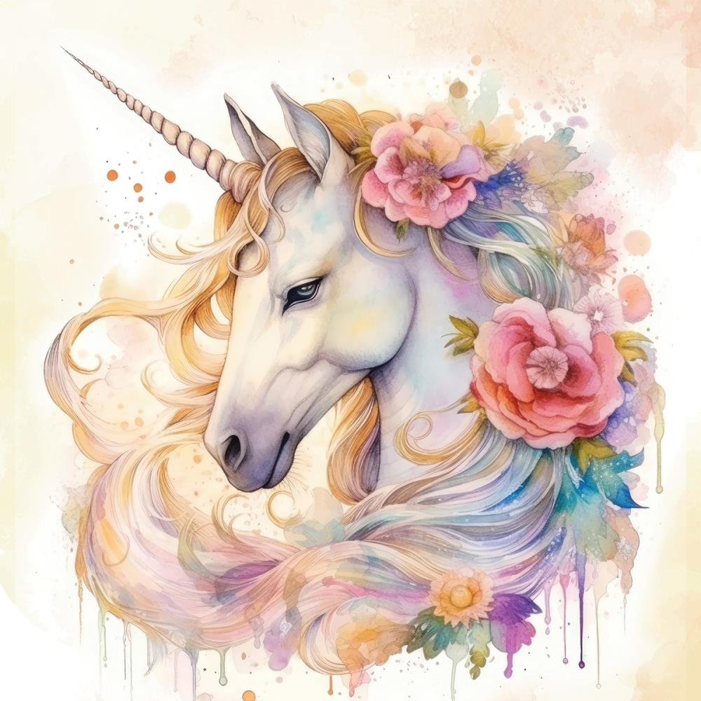 Crafter's Companion Majestic Unicorn 6 x 6 Paper Pad mu-pad6 Dreamy Unicorn Illustration