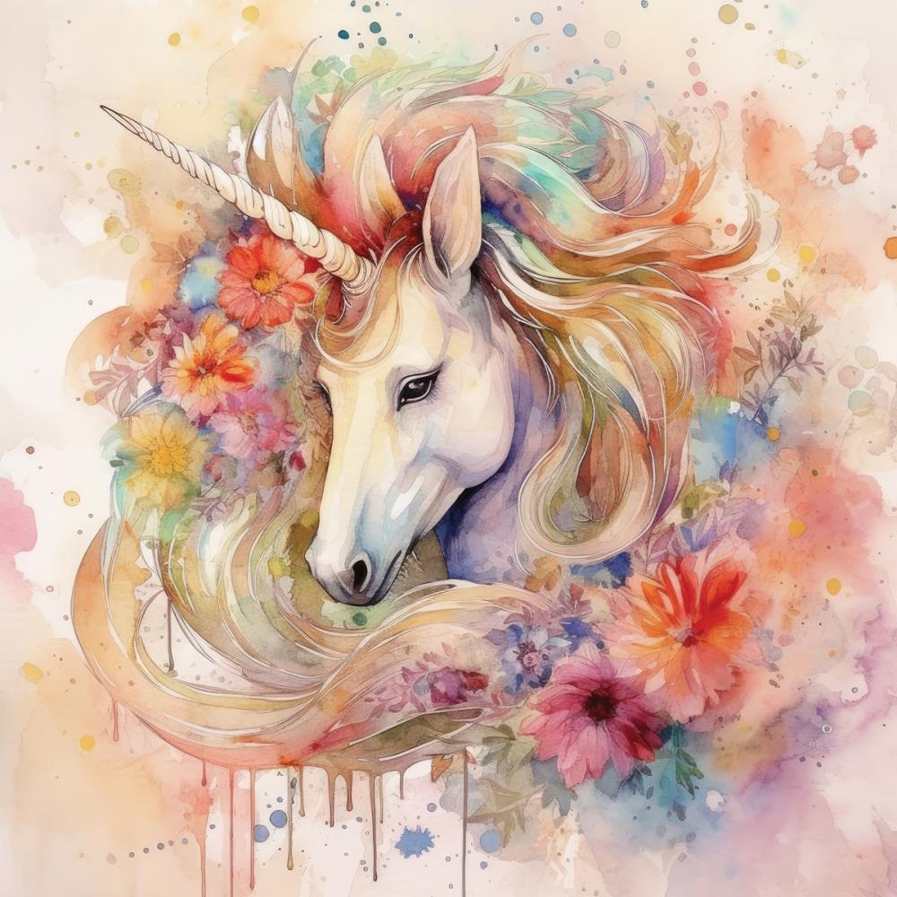 Crafter's Companion Majestic Unicorn 6 x 6 Paper Pad mu-pad6 Enchanted Unicorn Theme