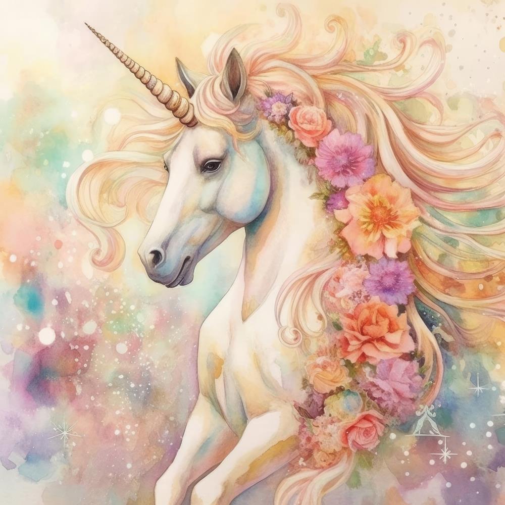 Crafter's Companion Majestic Unicorn 6 x 6 Paper Pad mu-pad6 Majestic Unicorn Design