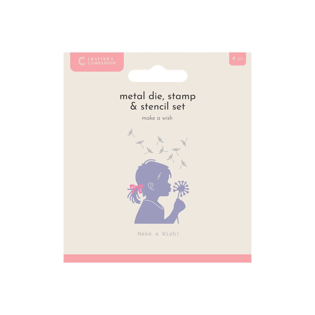 Crafter's Companion Make A Wish Stamps Dies And Stencils Set cc-md-sten-mawi
