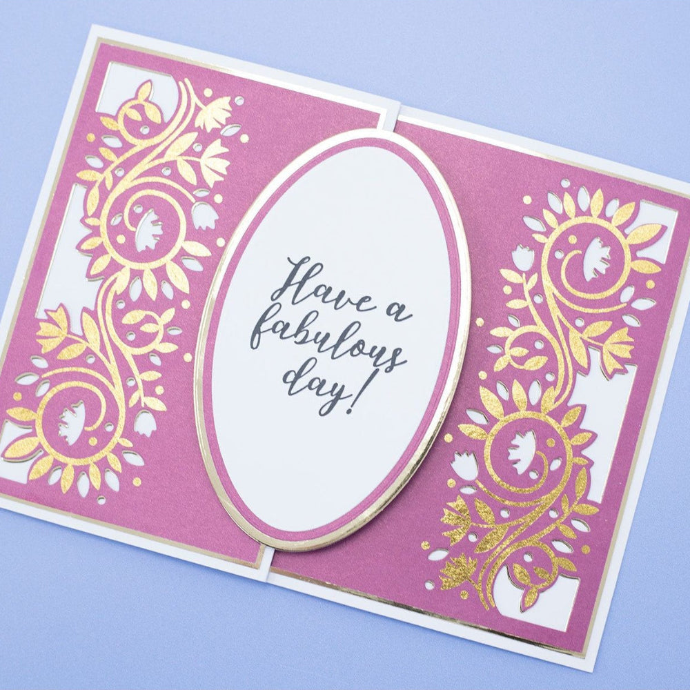 Crafter's Companion Metallic Foil Sheets cc-foils-met Have A Fabulous Day Card