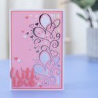 Crafter's Companion Metallic Foil Sheets cc-foils-met With Love Card