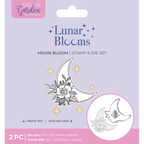 Crafter's Companion Moon Bloom Clear Stamp And Dies ng-lb-std-mblo