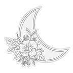 Crafter's Companion Moon Bloom Clear Stamp And Dies ng-lb-std-mblo Night