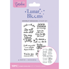 Crafter's Companion Moonlit Messages Clear Stamps ng-lb-ca-st-molit