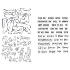 Crafter's Companion Motion Friends Slider Clear Stamps And Metal Dies cc-std-mofr Family Sentiments