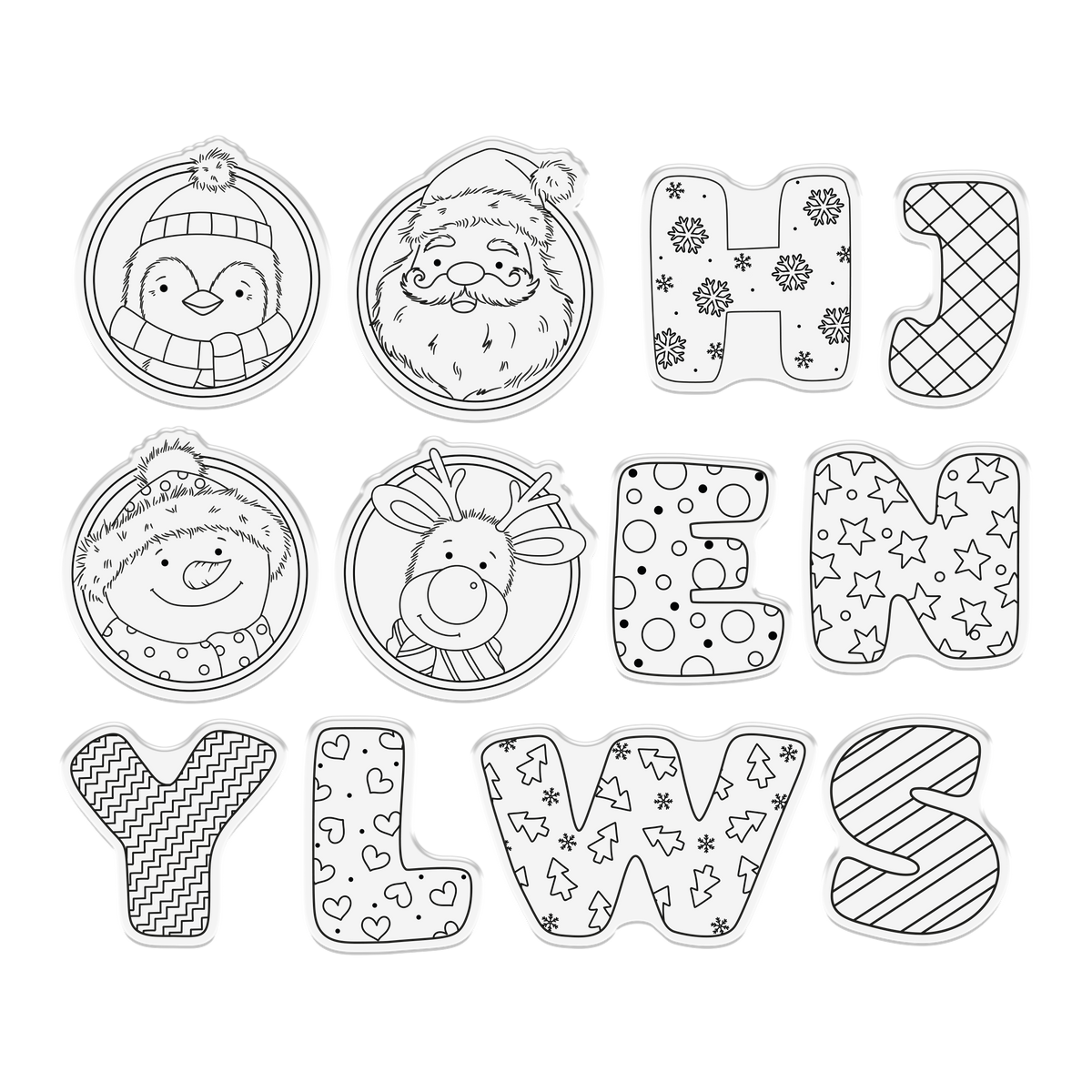 Crafter's Companion O Christmas Clear Stamps cc-stp-ochris Detailed Image