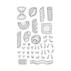 Crafter’s Companion Pasta Party Clear Stamps And Dies cc-plv-std-papa Detailed Image