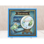 Crafter's Companion Peaceful Visions Clear Stamps sd-cv-stp-pevi Frog Prince Card