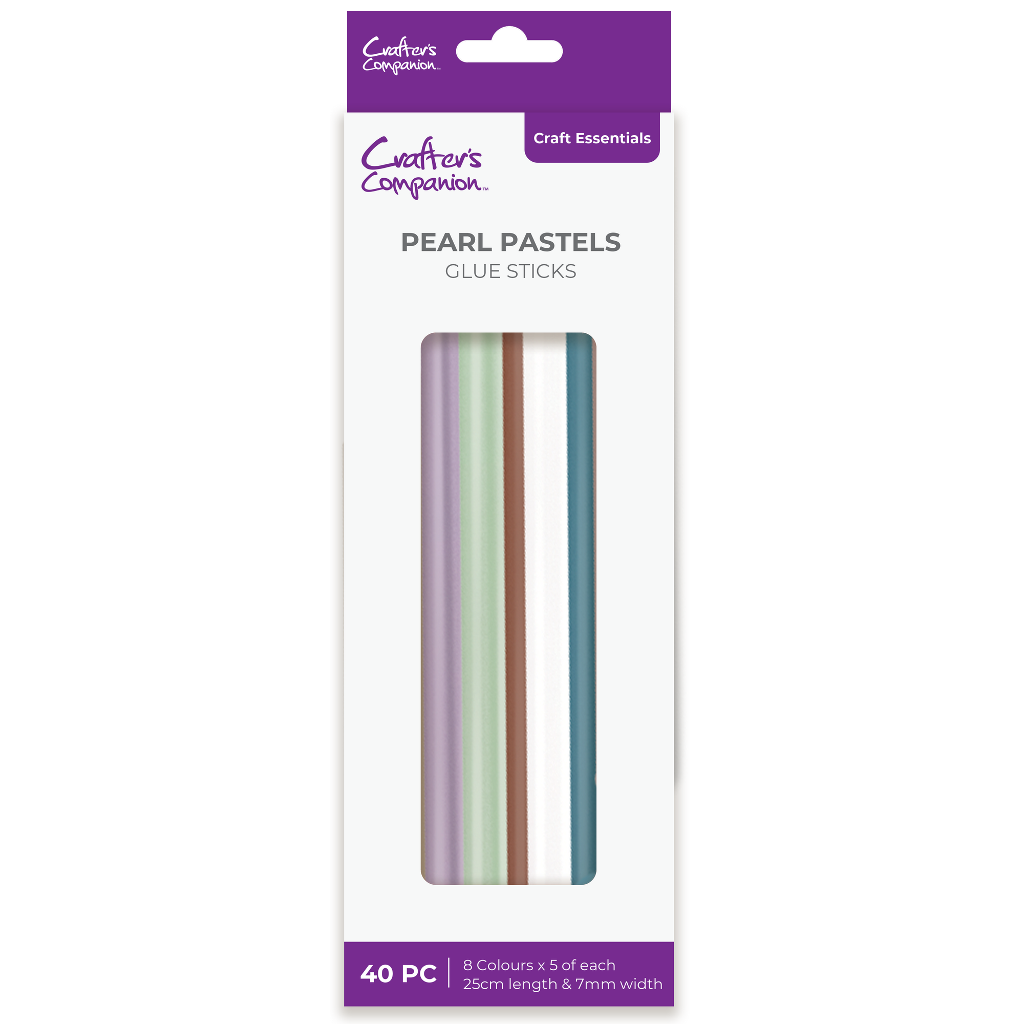 Crafter's Companion Pearl Pastels Glue Sticks cc-glust-ppa