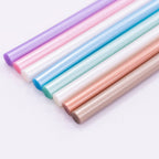 Crafter's Companion Pearl Pastels Glue Sticks cc-glust-ppa Glamour Shot of Purple, Pink, White, Blue, Green, Cream, Copper, and Gold Glues