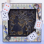 Crafter's Companion Playing Cards Clear Stamps cc-tow-stp-pcar Alice In Wonderland Card